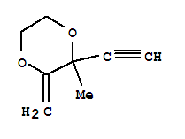 (9ci)-2-乙炔-2-甲基-3-亚甲基-1,4-二噁烷结构式_214967-64-3结构式