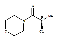 (9ci)-4-[(2r)-2-氯-1-氧代丙基]-吗啉结构式_215299-59-5结构式