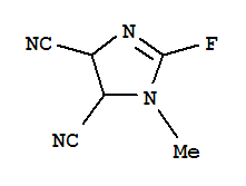 (9ci)-2-氟-4,5-二氢-1-甲基-1H-咪唑-4,5-二甲腈结构式_215317-92-3结构式