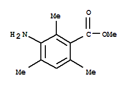 (9ci)-3-氨基-2,4,6-三甲基-苯甲酸甲酯结构式_215502-68-4结构式