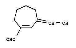 (9ci)-3-(羟基亚甲基)-1-环庚烯-1-羧醛结构式_215525-22-7结构式