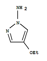 (9ci)-4-乙氧基-1H-吡唑-1-胺结构式_215610-33-6结构式