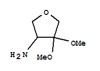 (9ci)-四氢-4,4-二甲氧基-3-呋喃胺结构式_215940-72-0结构式