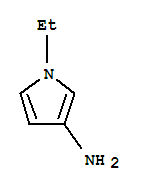 1-乙基-1H-吡咯-3-胺结构式_216591-46-7结构式
