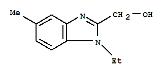 (9ci)-1-乙基-5-甲基-1H-苯并咪唑-2-甲醇结构式_216591-59-2结构式