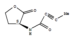 (9ci)-n-[(3s)-四氢-2-氧代-3-呋喃]-2-丁炔酰胺结构式_216596-79-1结构式