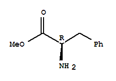 D-苯基丙氨酸甲酯结构式_21685-51-8结构式