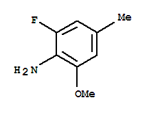 (9ci)-2-氟-6-甲氧基-4-甲基-苯胺结构式_217314-46-0结构式