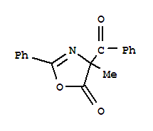 4-苯甲酰基-4-甲基-2-苯基-5(4H)-噁唑酮结构式_21819-72-7结构式