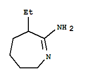 (9ci)-6-乙基-3,4,5,6-四氢-2H-氮杂革-7-胺结构式_219477-69-7结构式
