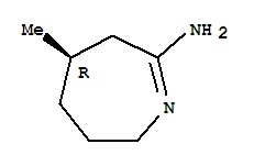 (5r)-(9ci)-3,4,5,6-四氢-5-甲基-,2H-氮杂革-7-胺结构式_219477-77-7结构式