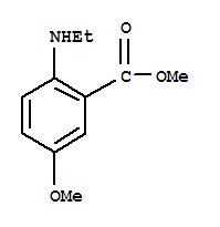 (9ci)-2-(乙基氨基)-5-甲氧基-苯甲酸甲酯结构式_219527-52-3结构式