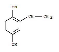 (9ci)-2-乙烯-4-羟基-苯甲腈结构式_219838-61-6结构式