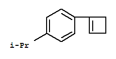(9ci)-1-(1-环丁烯-1-基)-4-(1-甲基乙基)-苯结构式_219906-17-9结构式