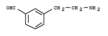 (9ci)-3-(2-氨基乙基)-苯甲醛结构式_219919-50-3结构式