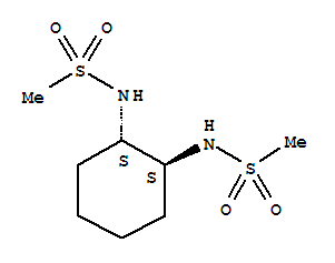 (1S,2s)-1,2-N,N-双[(甲烷磺酰基)氨基]-环己烷结构式_220150-70-9结构式