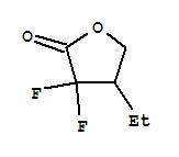 (9ci)-4-乙基-3,3-二氟二氢-2(3H)-呋喃酮结构式_220294-24-6结构式