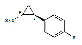 (1r,2s)-(9ci)-2-(4-氟苯基)-环丙胺结构式_220349-80-4结构式