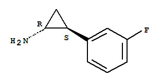 (1r,2s)-(9ci)-2-(3-氟苯基)-环丙胺结构式_220353-83-3结构式
