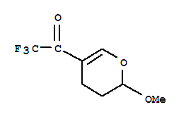 (9ci)-1-(3,4-二氢-2-甲氧基-2H-吡喃-5-基)-2,2,2-三氟-乙酮结构式_220370-51-4结构式