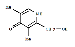 (9ci)-2-(羟基甲基)-3,5-二甲基-4(1H)-吡啶酮结构式_220757-73-3结构式