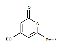 (9ci)-4-羟基-6-(1-甲基乙基)-2H-吡喃-2-酮结构式_220809-37-0结构式