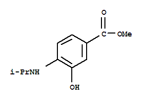(9ci)-3-羟基-4-[(1-甲基乙基)氨基]-苯甲酸甲酯结构式_220844-94-0结构式