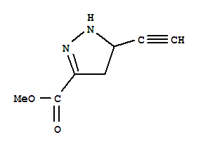 (9ci)-5-乙炔-4,5-二氢-1H-吡唑-3-羧酸甲酯结构式_221100-79-4结构式