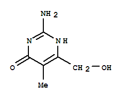 (9ci)-2-氨基-6-(羟基甲基)-5-甲基-4(1H)-嘧啶酮结构式_221177-95-3结构式
