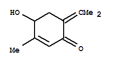 (9ci)-4-羟基-3-甲基-6-(1-甲基亚乙基)-2-环己烯-1-酮结构式_221246-28-2结构式