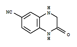 (9ci)-1,2,3,4-四氢-2-氧代-6-喹噁啉甲腈结构式_221290-03-5结构式