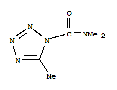 (9ci)-n,n,5-三甲基-1H-四唑-1-羧酰胺结构式_221463-56-5结构式