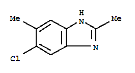 (9ci)-5-氯-2,6-二甲基-1H-苯并咪唑结构式_221548-24-9结构式