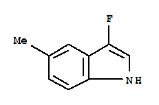 (9ci)-3-氟-5-甲基-1H-吲哚结构式_221665-93-6结构式