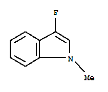 (9ci)-3-氟-1-甲基-1H-吲哚结构式_221665-95-8结构式