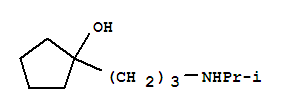(9ci)-1-[3-[(1-甲基乙基)氨基]丙基]-环戊醇结构式_223113-87-9结构式