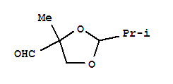 1,3-Dioxolane-4-carboxaldehyde, 4-methyl-2-(1-methylethyl)-(9ci)Structure,223520-62-5Structure 1,3-Dioxolane-4-carboxaldehyde, 4-methyl-2-(1-methylethyl)-(9ci) Structure,223520-62-5Structure