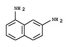 1,7-萘二胺(7ci,8ci,9ci)结构式_2243-64-3结构式