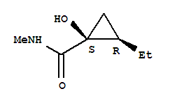(1s,2r)-(9ci)-2-乙基-1-羟基-n-甲基-环丙烷羧酰胺结构式_224325-54-6结构式
