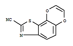 (9ci)-[1,4]二噁英并[2,3-g]苯并噻唑-2-甲腈结构式_225242-20-6结构式