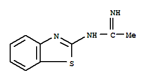 (9ci)-n-2-苯并噻唑-盐酸乙脒结构式_2254-14-0结构式