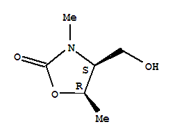 (4s,5r)-(9ci)-4-(羟基甲基)-3,5-二甲基-2-噁唑烷酮结构式_225655-87-8结构式