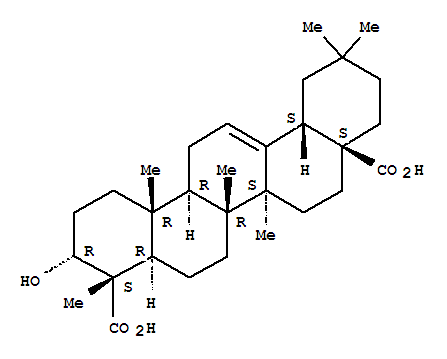 3-羟基-12-齐墩果烯-23,28-二酸结构式_226562-47-6结构式