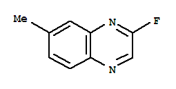 (9ci)-2-氟-7-甲基-喹噁啉结构式_226698-27-7结构式