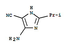 (9ci)-5-氨基-2-(1-甲基乙基)-1H-咪唑-4-甲腈结构式_227078-18-4结构式