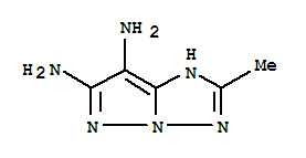 (9ci)-2-甲基-1H-吡唑并[1,5-b][1,2,4]噻唑-6,7-二胺结构式_227610-73-3结构式