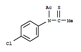 (8ci)-4-氯硫代-二乙酰苯胺结构式_22896-88-4结构式