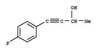 (9ci)-4-(4-氟苯基)-3-丁炔-2-醇结构式_229015-32-1结构式
