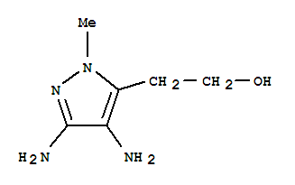 3,4-二氨基-1-甲基-1H-吡唑-5-乙醇结构式_229028-77-7结构式
