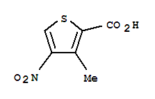 (9ci)-3-甲基-4-硝基-2-噻吩羧酸结构式_229343-07-1结构式
